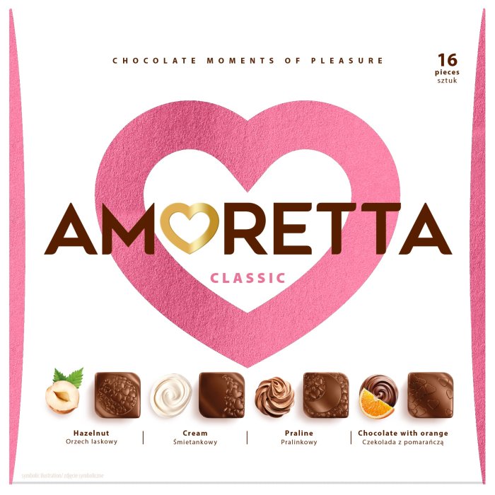 Bonboniéra Amoretta Classic 106g