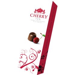 Bonboniéra Cherry 70% horká čokoláda 50g