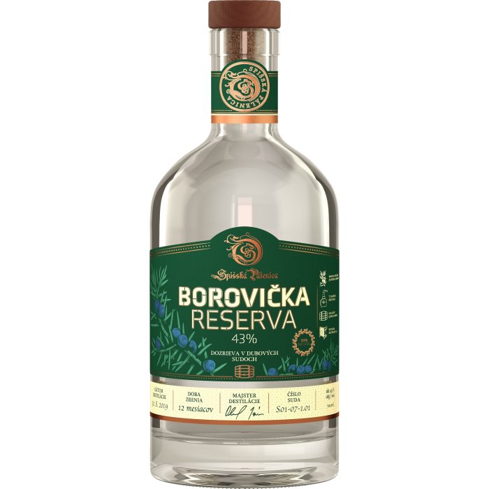 Borovička RESERVA 43% 0,7L