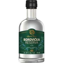 Borovička Reserva miniatúra 43% 0,05L