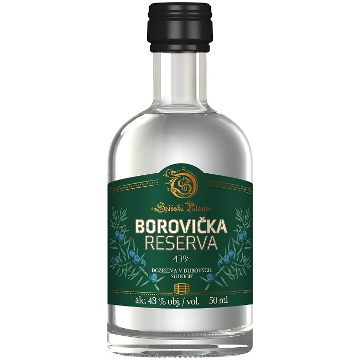 Borovička Reserva miniatúra 43% 0,05L