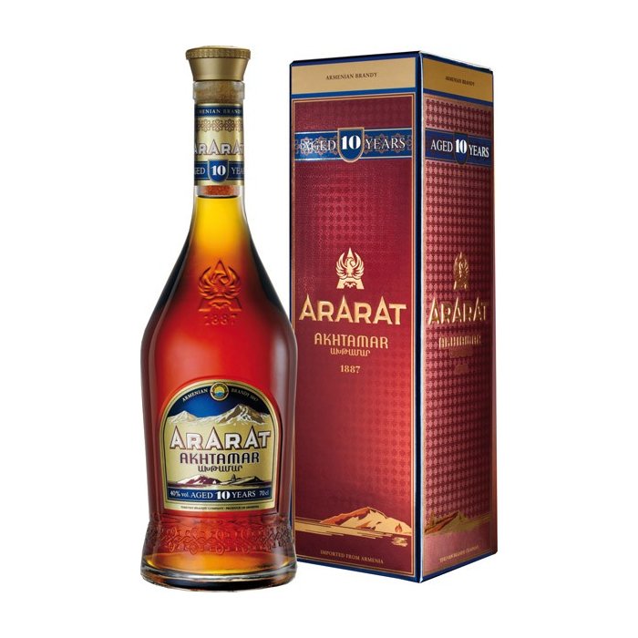 Brandy ARARAT v kartóniku 10y 40% 0,7L