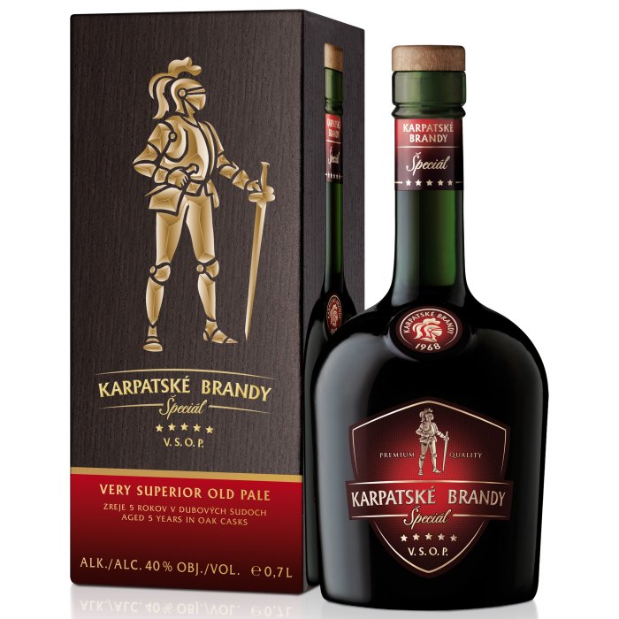 Brandy Karpatské špeciál v kartóniku 40% 0,7L