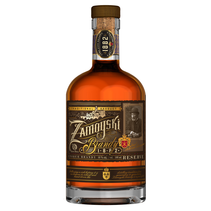 Brandy Zamoyski 40% 0,5L