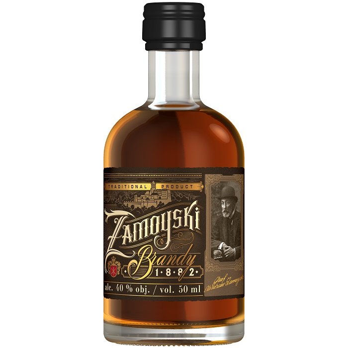 Brandy Zamoyski miniatúrka 40% 0,05L