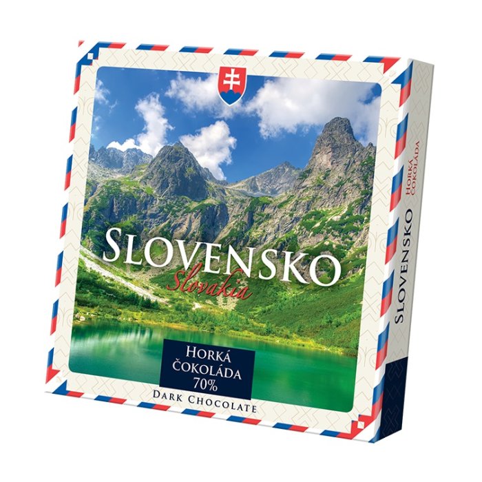 Čokoláda Slovensko horká 70% 100g