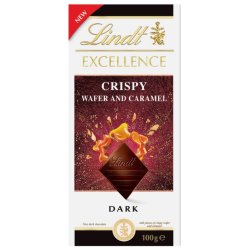 EXCELLENCE Dark Crispy Wafer & Caramel 100g