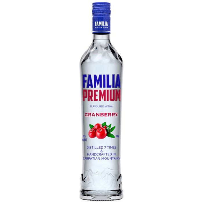 FAMILIA Premium Cranberry 38% 0,7L