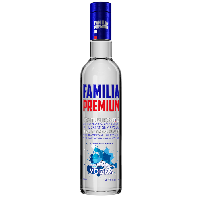 FAMILIA Premium Vodka 38% 0,5L