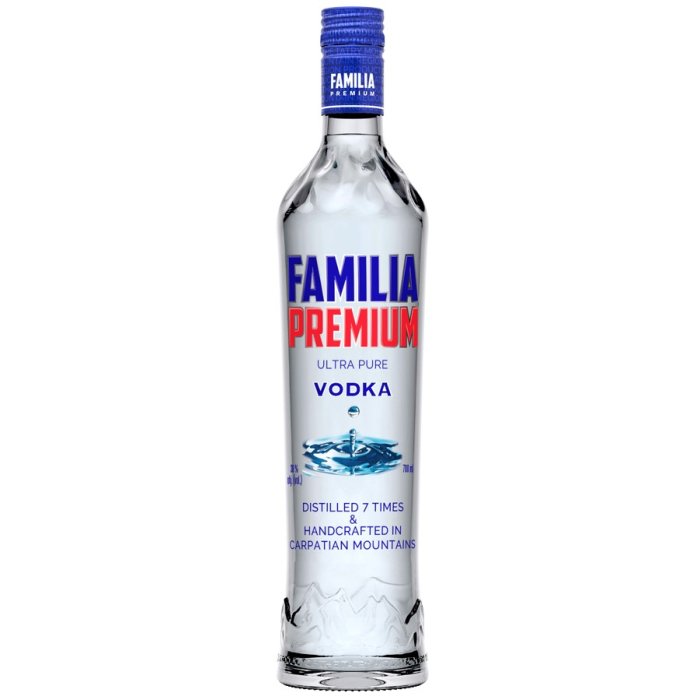 FAMILIA Premium Vodka 38% 0,7L