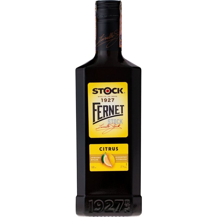 Fernet Stock Citrus 27% 0,5L