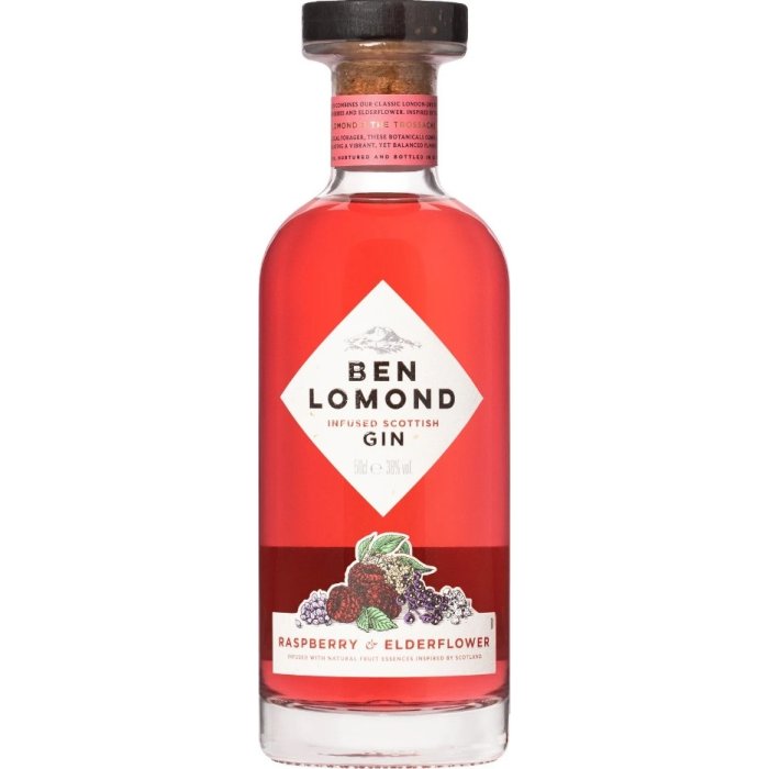 Gin Ben Lomond Raspberry & Elderflower 38% 0,7L