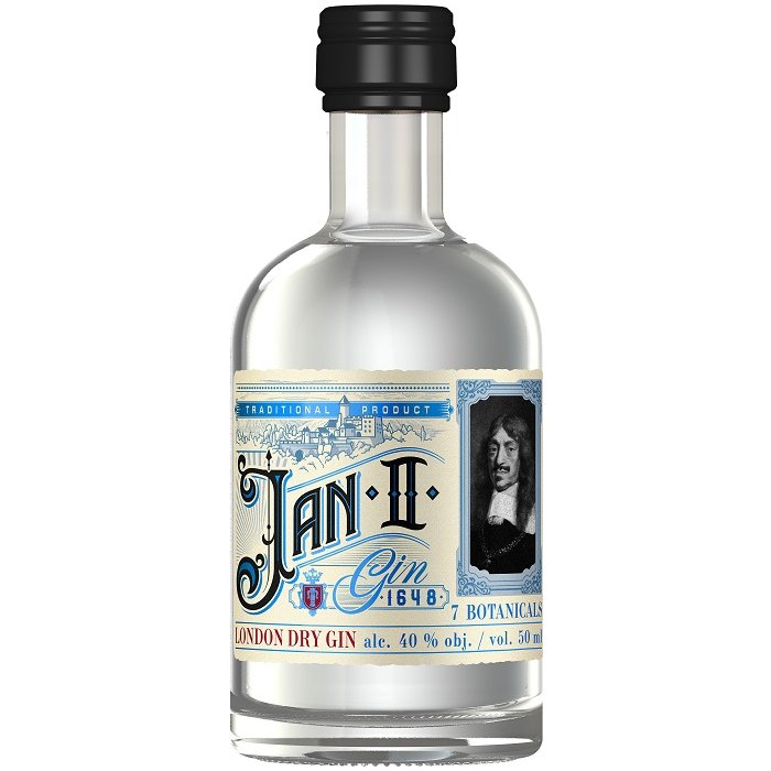 Gin Jan II London Dry miniatúra 40% 0,05L