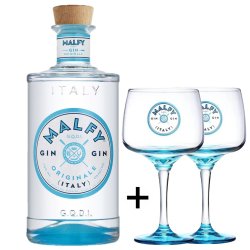 Gin Malfy Originale 41% 0,7L + 2x Pohár