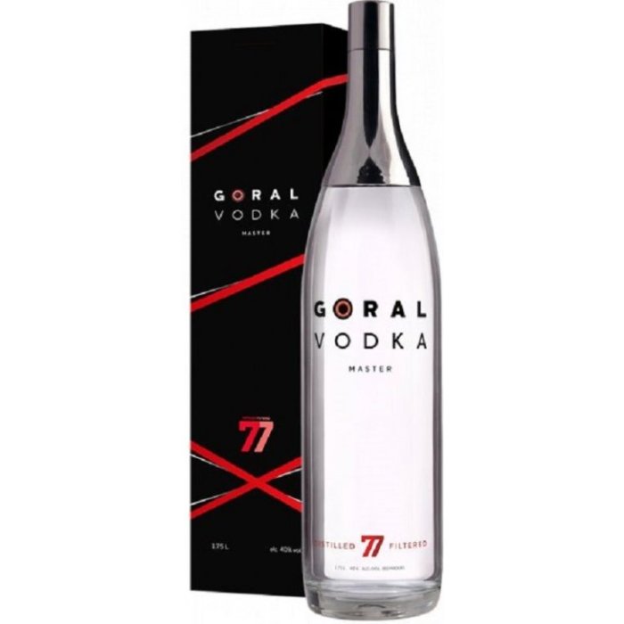 Goral Vodka MASTER 40% 1,75L v tube