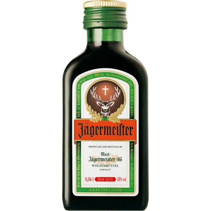 Jägermeister miniatúrka 35% 0,04L