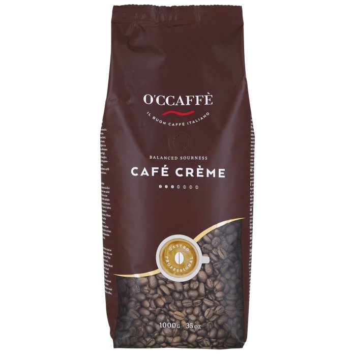 Káva O'Ccaffe Café Créme Gastro Profesional 1kg - zrnková