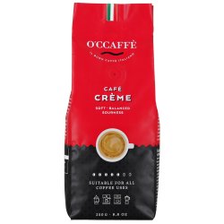 Káva O'ccaffe  Café Créme Rosso 250g - zrnková