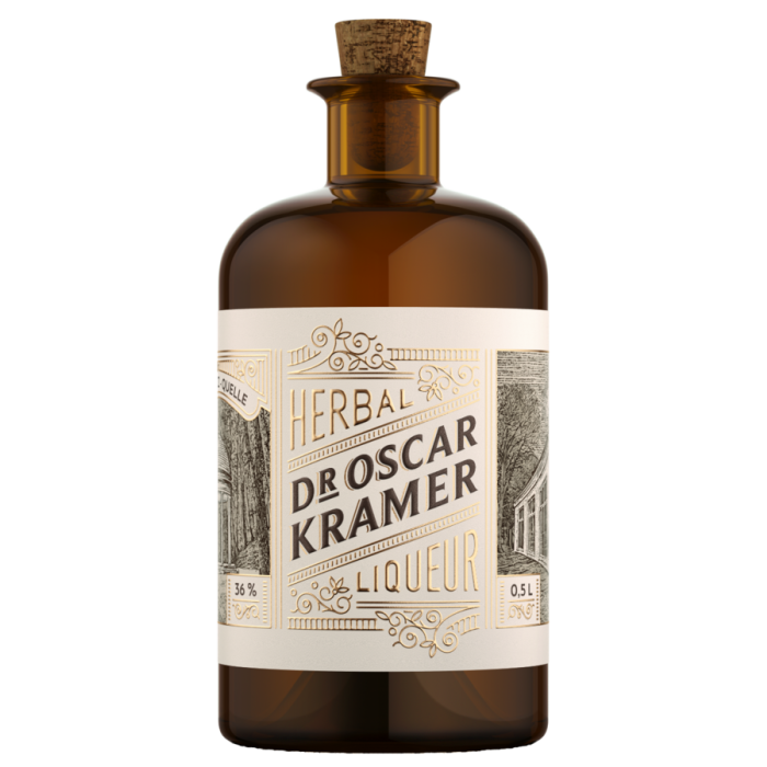 Likér Dr. Oscar Kramer Herbal 36% 0,5L