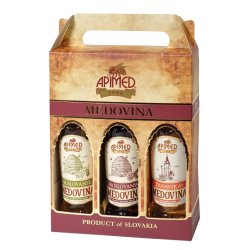 Medovina APIMED De Luxe  3 x 0,18L