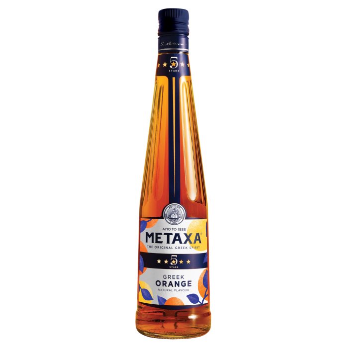 Metaxa 5* Greek Orange 38% 0,7L