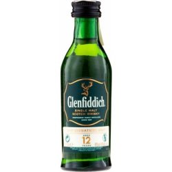 Miniatúra Whisky Glenfiddich Single Malt 12y 40% 0,05L