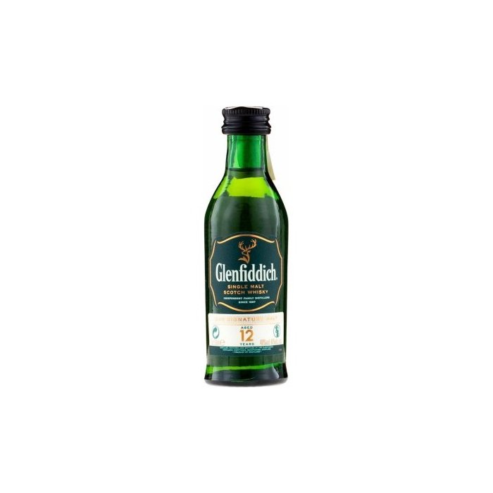 Miniatúra Whisky Glenfiddich Single Malt 12y 40% 0,05L