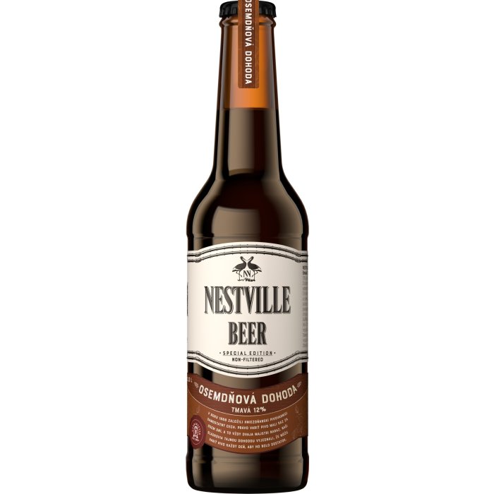 Nestville Beer Osemdňová Dohoda tmavá 12% 0,33L Pasterizované