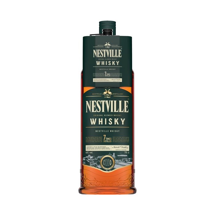 Nestville Whisky Blended 40% 0,7L+ploskačka