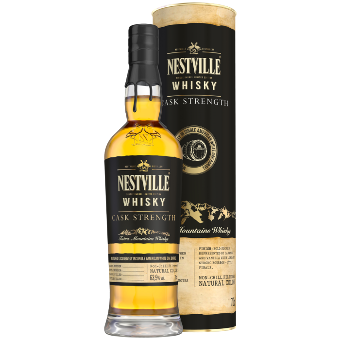 Nestville Whisky Cask Strength 63,9% 0,7L