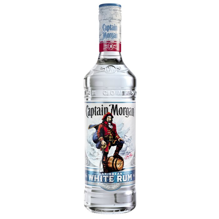 Rum Captain Morgan White 37,5% 1L