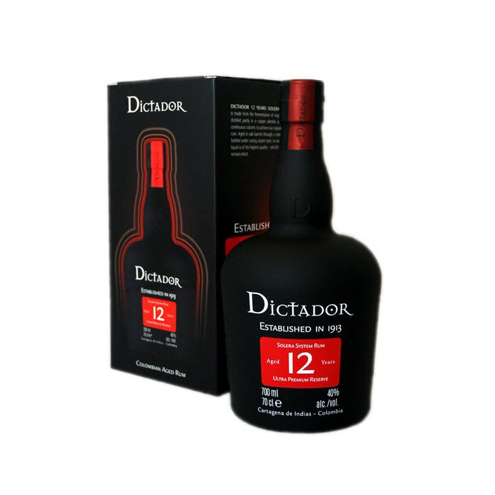 Rum Dictador 12yo 40% 0,7L