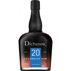 Rum Dictador 20y 40% 0,7L