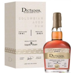 Rum Dictador Vintage 1991 44,8% 0,7L