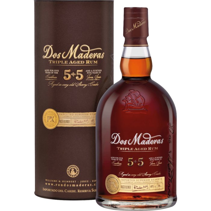 Rum Dos Maderas PX 5y + 5y 40% 0,7L