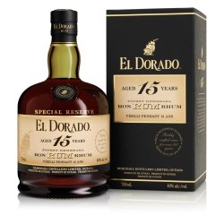 Rum El Dorado 15y 43% 0,7L