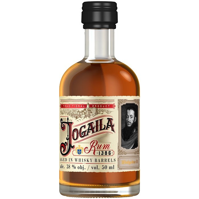 Rum Jogaila Black miniatúra 38% 0,05L