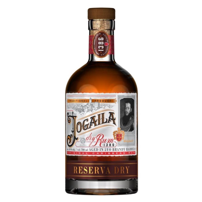 Rum Jogaila Reserva Dry 38% 0,7L