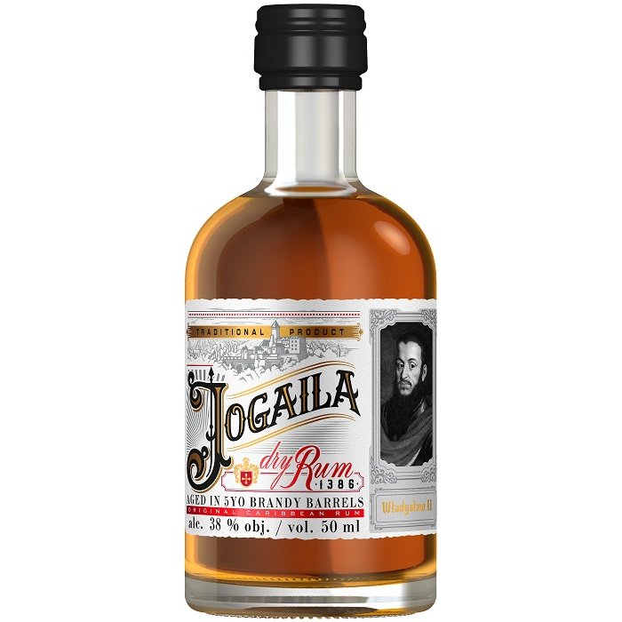 Rum Jogaila Reserva Dry miniatúra 38% 0,05L