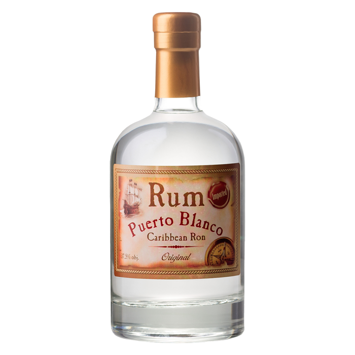 Rum PB Caribbean White 37,5% 0,5L