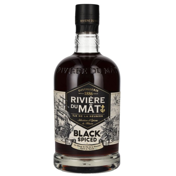 Rum Riviére Du Mât Black Spiced 35% 0,7L