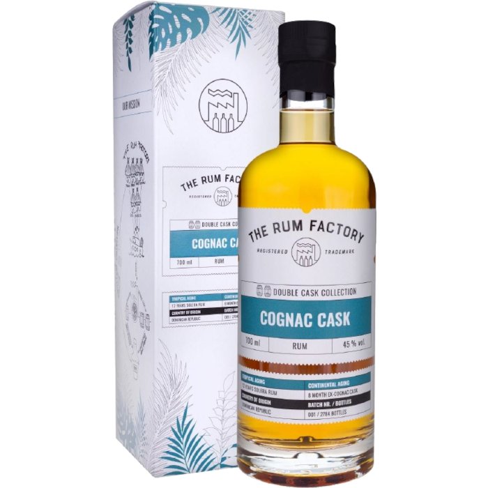 Rum The Rum Factory Double Cask Collection - Cognac 45% 0,7L