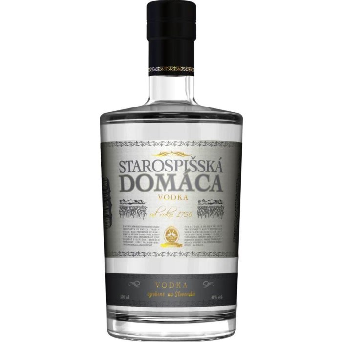 Starospišská Domáca Vodka 40% 0,5L