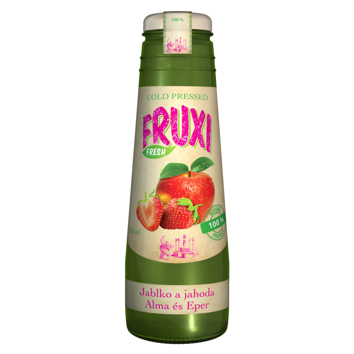 Šťava Fruxi Fresh Jablko - Jahoda 0,75L