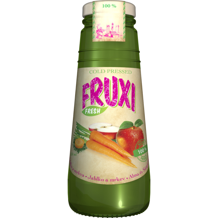 Šťava Fruxi Fresh Jablko - Mrkva 0,25L