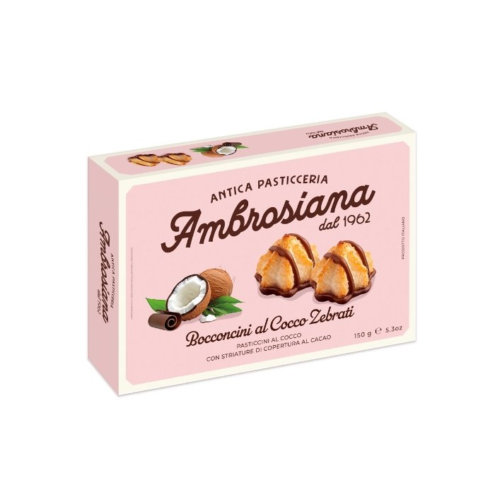 Sušienky Ambrosiana Pasticcini di Cocco zebrati 150g