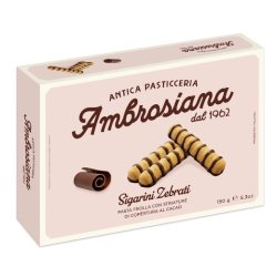 Sušienky Ambrosiana Sigarini Zebrati 150g