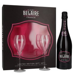 Víno Luc Belaire Rose 0,75L + 2 poháre