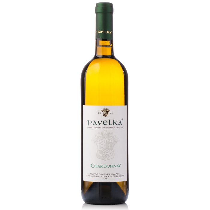 Vino Pavelka Chardonnay biele suché 0,75L