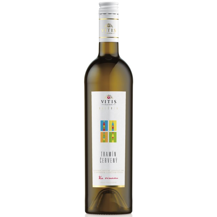 Víno Vitis Tramín červený biele polosuché 0,75L